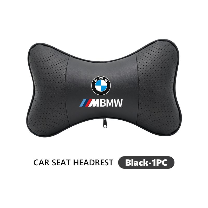 OOYR4 Car Neck Pillow Seat Headrest Protective Pad Head Lumbar Support For BMW M 1 3 4 5 6 7 Series M3 M6 F01 F02E34 E36 E70 F10 X6 X1
