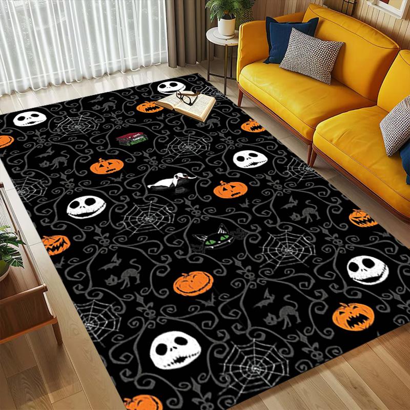 Halloween Night Living Room Non-Slip Area Rug Soft Carpet for Bedroom Game Playroom Sofa Office Home Decor Doormat Christmas Gift C9211607