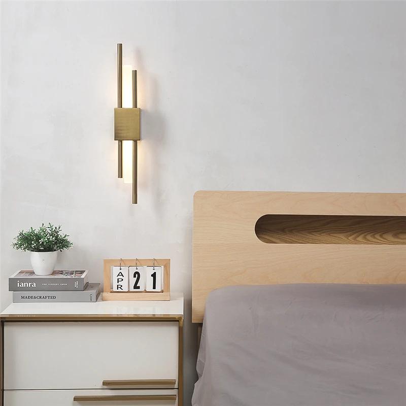 Nordische LED-Wandleuchte Wiederaufladbar Innenlicht Stecker in Schlafzimmer Nachttisch Wohnzimmer Für Zuhause Treppen Dekoration Leuchten Wandleuchte