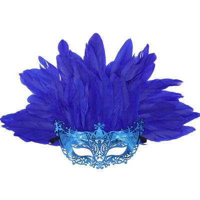 Novelty Feather Masquerade Mask Personality Fashion Carnival Headpiece Funny Lightweight Cosplay Mask Music Festival