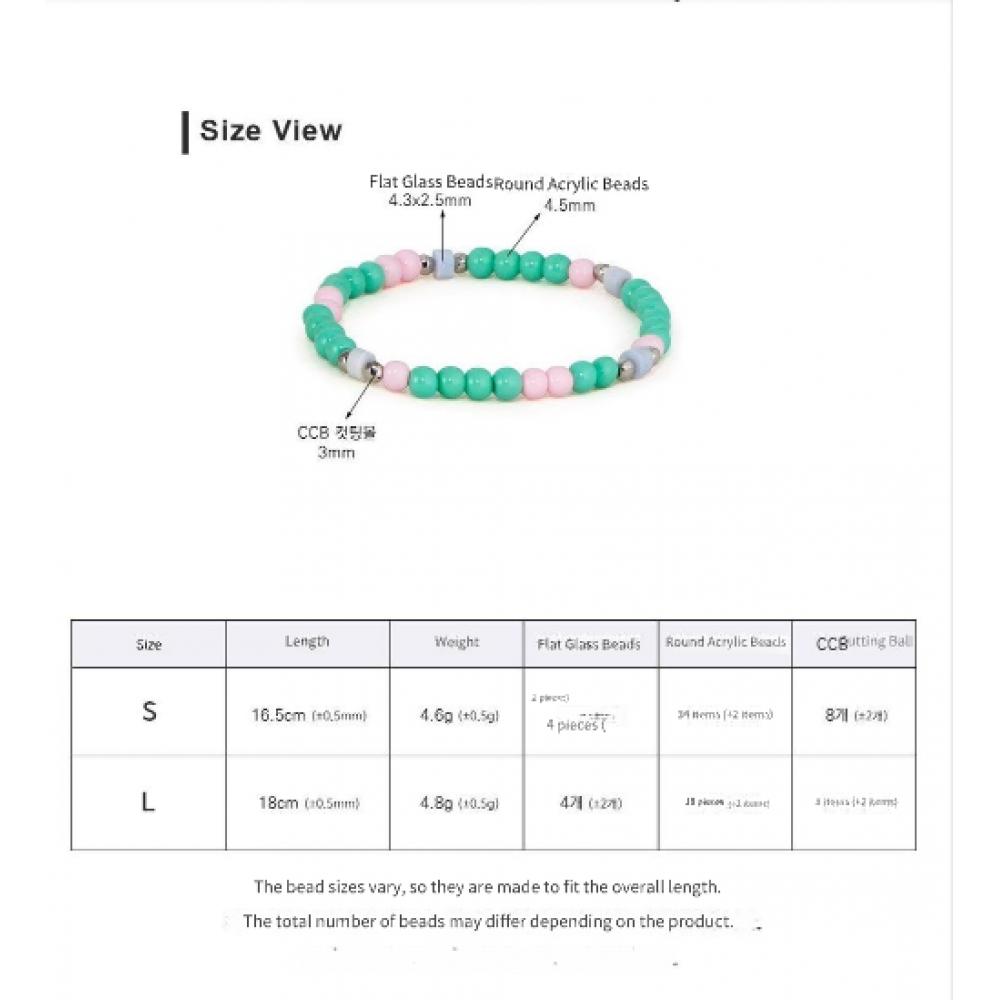 Tani by Minetani Rainbow Pink   Mint Bracelet Ms2b202n  Ms2b203n