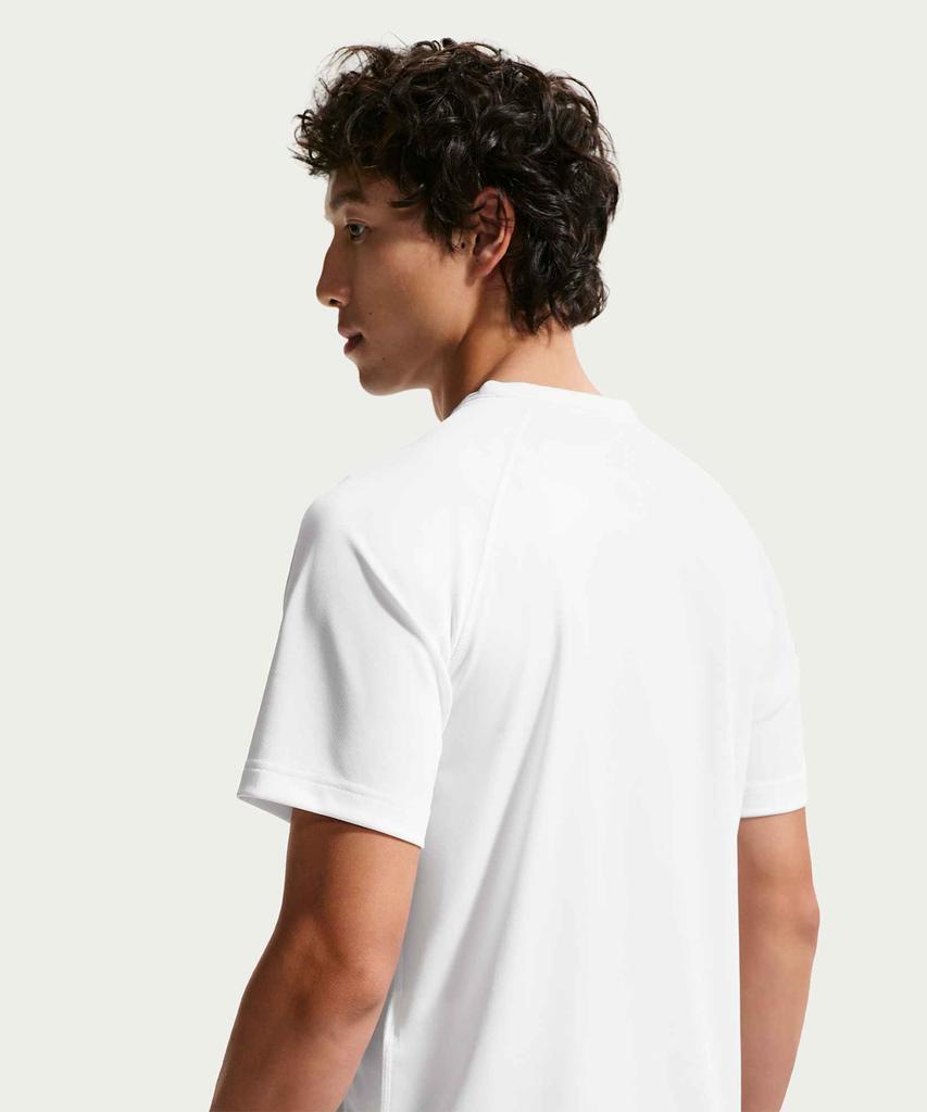 NIKE Flex Dry-Fit Short Sleeve Training Top M - White:Black / If2138-100