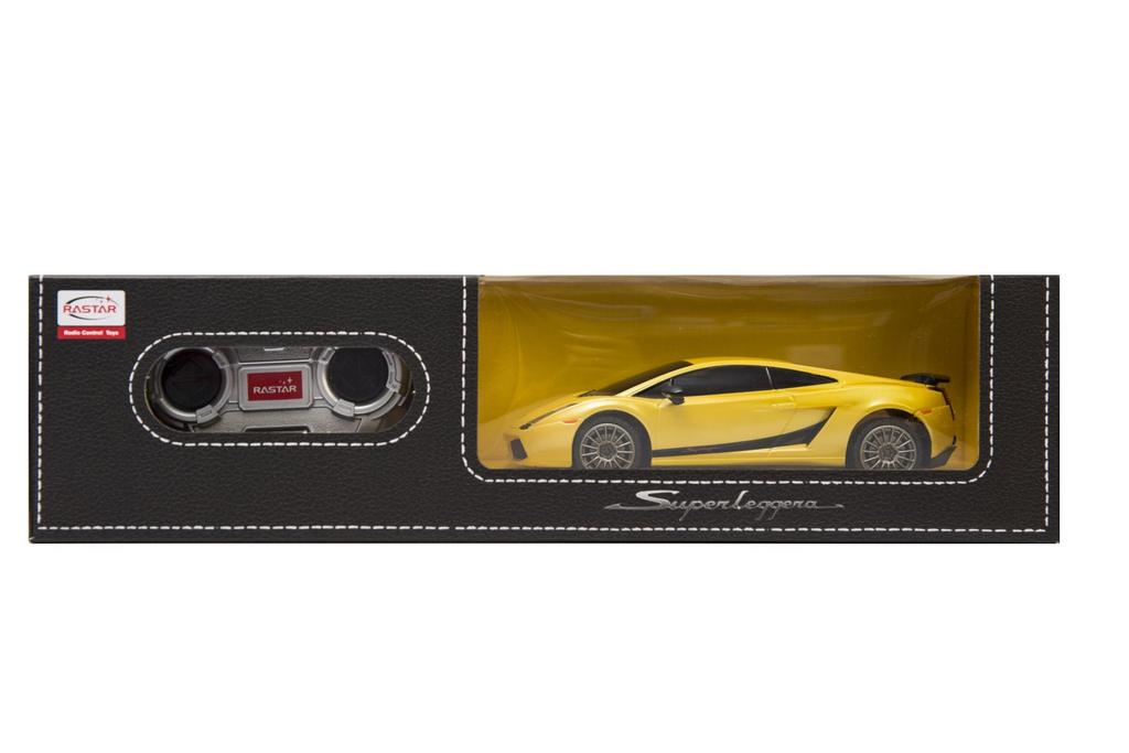 Lamborghini Superleggera Samochód Sterowany Skala 1:24 Rastar Żółty