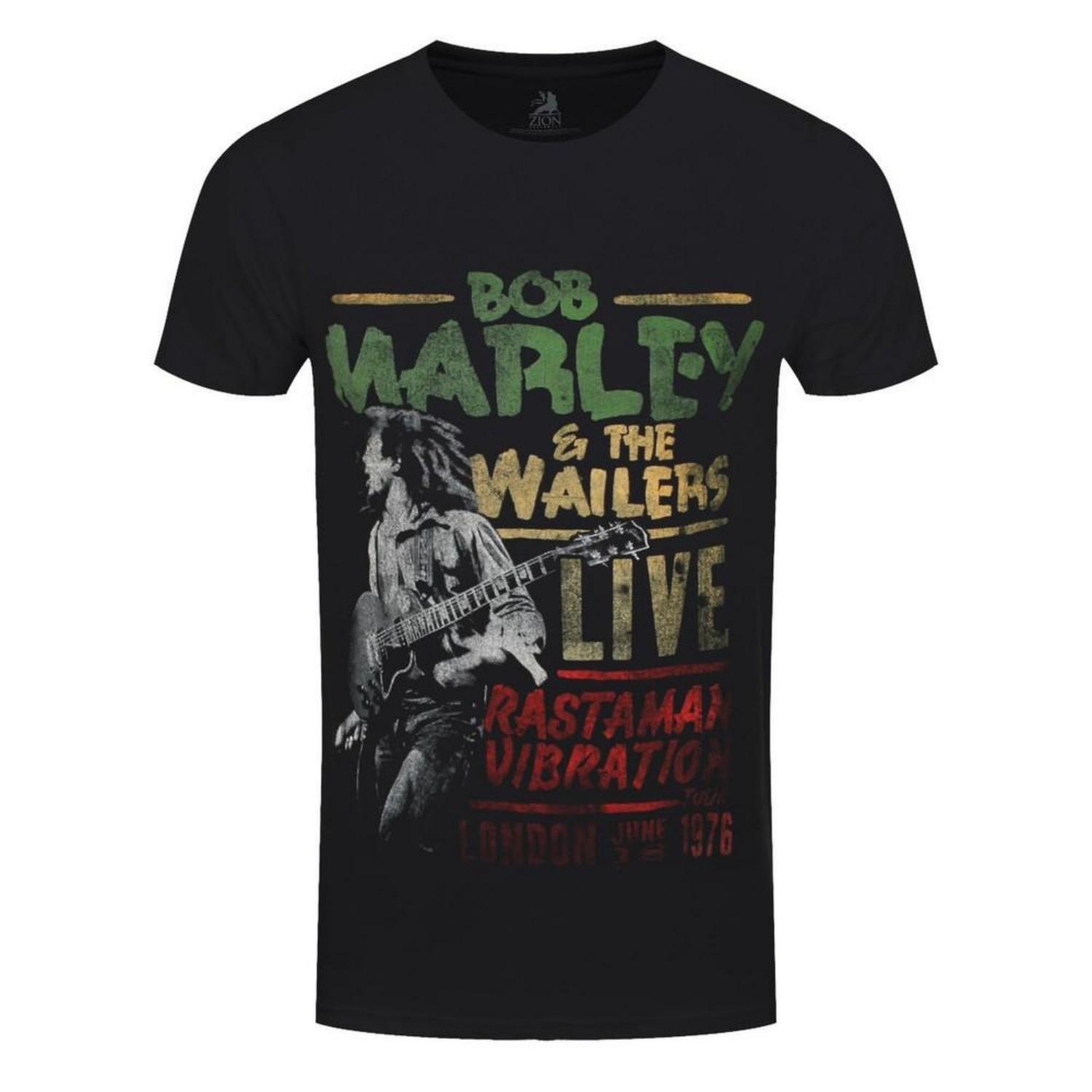 Bob Marley TShirt Rastaman Vibration Tour 1976 Reggae Jamaica Official New Unisex T-Shirt S