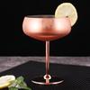 Wine Glass Stainless Steel Wide-mouth Comfortable Grip Bend-resistant Durable Champagne Coupe Glasses