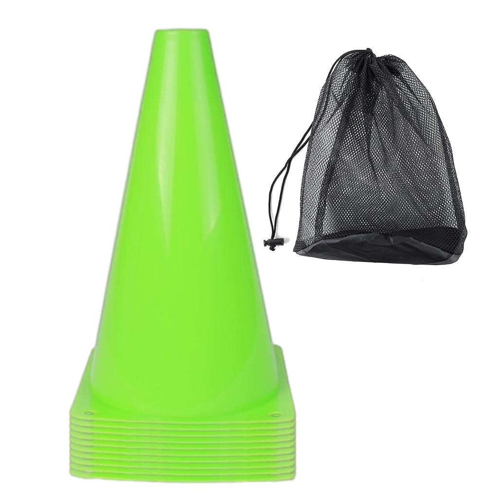 10Pcs Plastic Agility Cone Football Sign Buckets Soccer Training Marker Obstacle Cones Football Training Maker Bucket