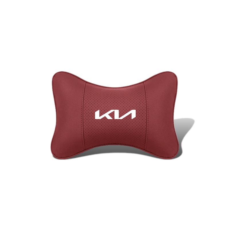 AHD1 1Pcs Car Headrest Auto Breathable Seat Neck Pillow Accessories For KIA K3 Sportage Carnival K5 Seltos Pegas KX1 EV5 Sonet EV6 K4