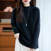 Women's Cashmere Sweater Qinghe Cashmere 30% Cashmere 70% Wool Autumn and Winter Pullover Warm and Fashionable