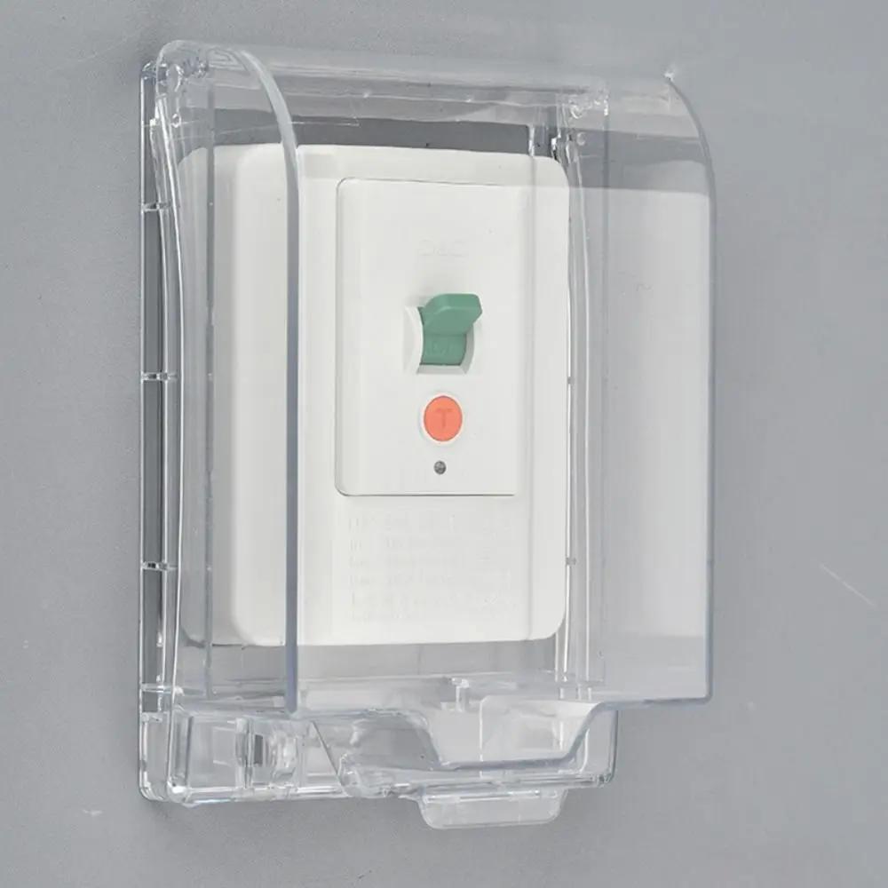 Vodotěsný ochranný kryt vypínače Samolepící plastová zásuvková krabička pro domácnost Nástěnná samolepicí krabička Příslušenství k vypínačům do venkovní koupelny