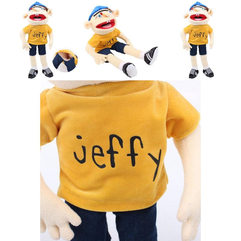 Peluche Divertente di Jeff – Giocattolo per l'Interazione Genitore-Figlio – Regalo per l'Educazione Precoce