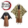 Demon Slayer Anime Cloak Costume Haganetsuka Hotaru Cosplay Full Set Party Props