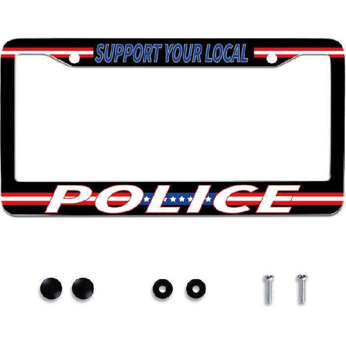 Personalise In God We Trust Christian License Plate Frames Car Universal Accessories Stainless Steel License Plate Cars Decor Screw Caps Fits