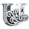 Charms Do Pandora Anhänger Charms Buchstabe U Silber 925