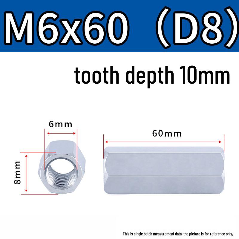 Aluminum Alloy Hexagonal Double-Head Threaded Spacer M2/3x4.5/6