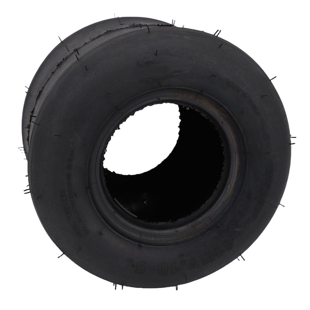 Go Kart Tire 11x7.10 5 4 Layers Non Slip Inflatable Tubeless Racing Slick Tire for Drift Trike Go Kart ATV UTV Golf