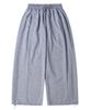 ROCKED GARAGE Unisex All-Season/Fleece-Lined Training Pintuck Balloon Two-Way Wide Pants_Gray
