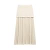 2025 Spring Women's Street Fashion Knit Vest & Midi Skirt Set
