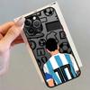 Soccer Football Number Funda Back Phone Cover Case for iPhone 17 Pro Max XS XR 13 Mini 16 Plus 12 14 15 11 7 8 SE Air