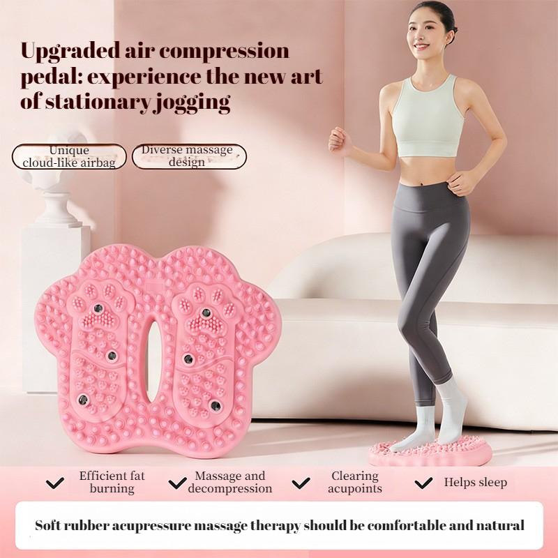 Anti-slip Acupressure Foot Massager Pad Inflatable Foot Massager Strong Suction Cups Foldable Portable Drainage Holes