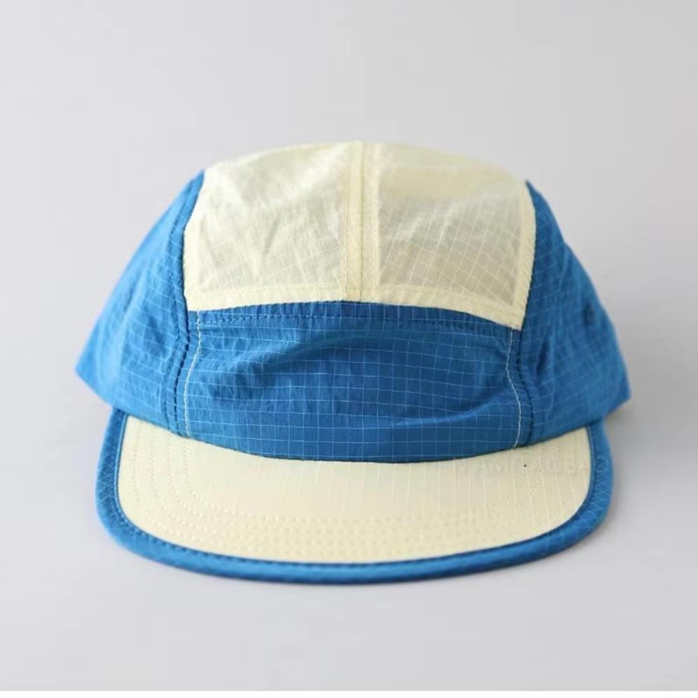 5-Panel Splicing Baseball Cap Quick-drying Sun Visor Cap Casual Snapback Hats  Unisex