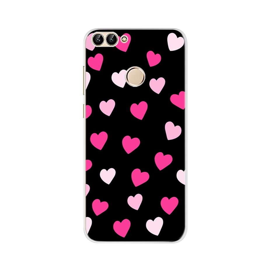 For Huawei P Smart Case TPU Soft Silicon Lavender Flower Back Cover Phone Case For Huawei P Smart 2018 FIG-LX1 PSmart Case 5.65"
