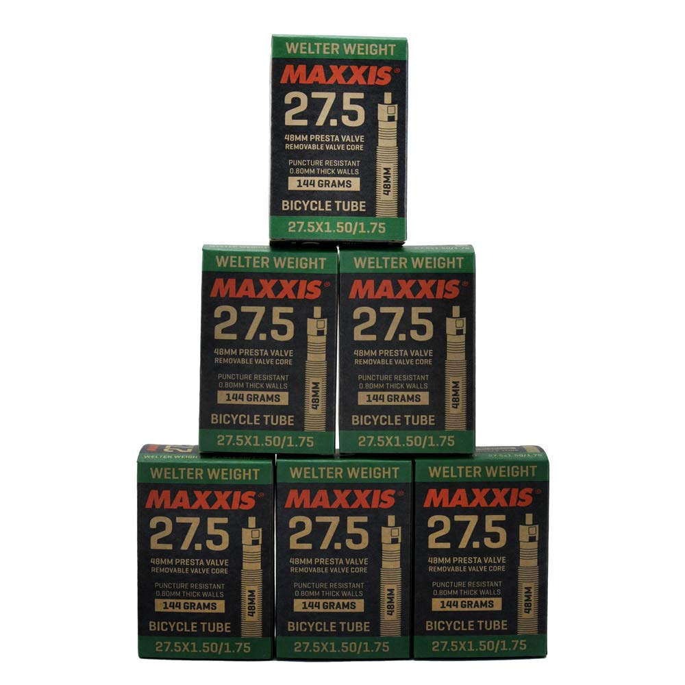 

Maxxis Welter Weight 27,5 x 1,50-1,75 48 мм Presta FV велосипедная камера, 6 шт. в упаковке, STB2179-6