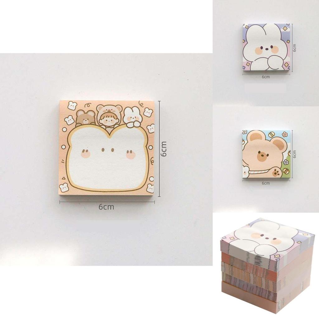 Memo 100sheets Sticky Pad Message Notes Decorative Notepad Supplies Stationery