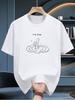 2026 Summer Bestselling Street Casual Fashion Soft and Breathable Simple Patterned Printed Unisexs Pure Cotton TShirt
