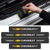 Car Threshold Strip Carbon Fiber Anti-Scratch Sticker Door Sill for Chevrolet Equinox Orlando Trax Cruze Malibu Camaro Cavalier