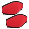 2pcs Diving Slap Mirror Strap Cover Underwater Dive Snorkeling Snorkel Cover Hair ProtectorRed