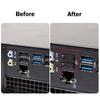 20 Pcs 13 X 5 X 8mm USB Female Port Cover Caps Black USB Port Plugs Dust Cover