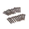 24Pcs Dual Coil Humbucker Pickups Pole Screws Set Electric Guitar Accessories