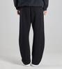 Beoteunseoul Lycra Curved Elastic Waist Pants (Black)