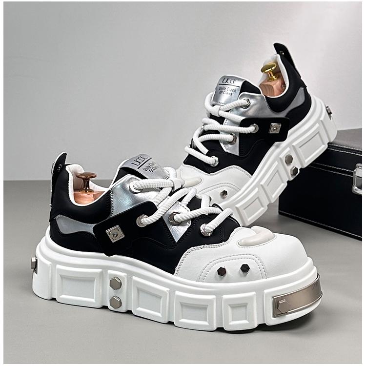 Nouvelles Baskets Décontractées Homme Automne/Hiver à Semelles Épaisses Confortables Chaussures d'Extérieur Antidérapantes et Résistantes à l'Usure Tendances et à la Mode