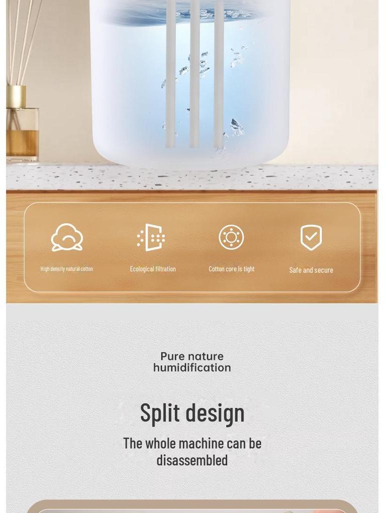 Dual-Function Humidifier and Night Light with Remote Control – Silent, Large-Capacity Aromatherapy Device for Bedroom
