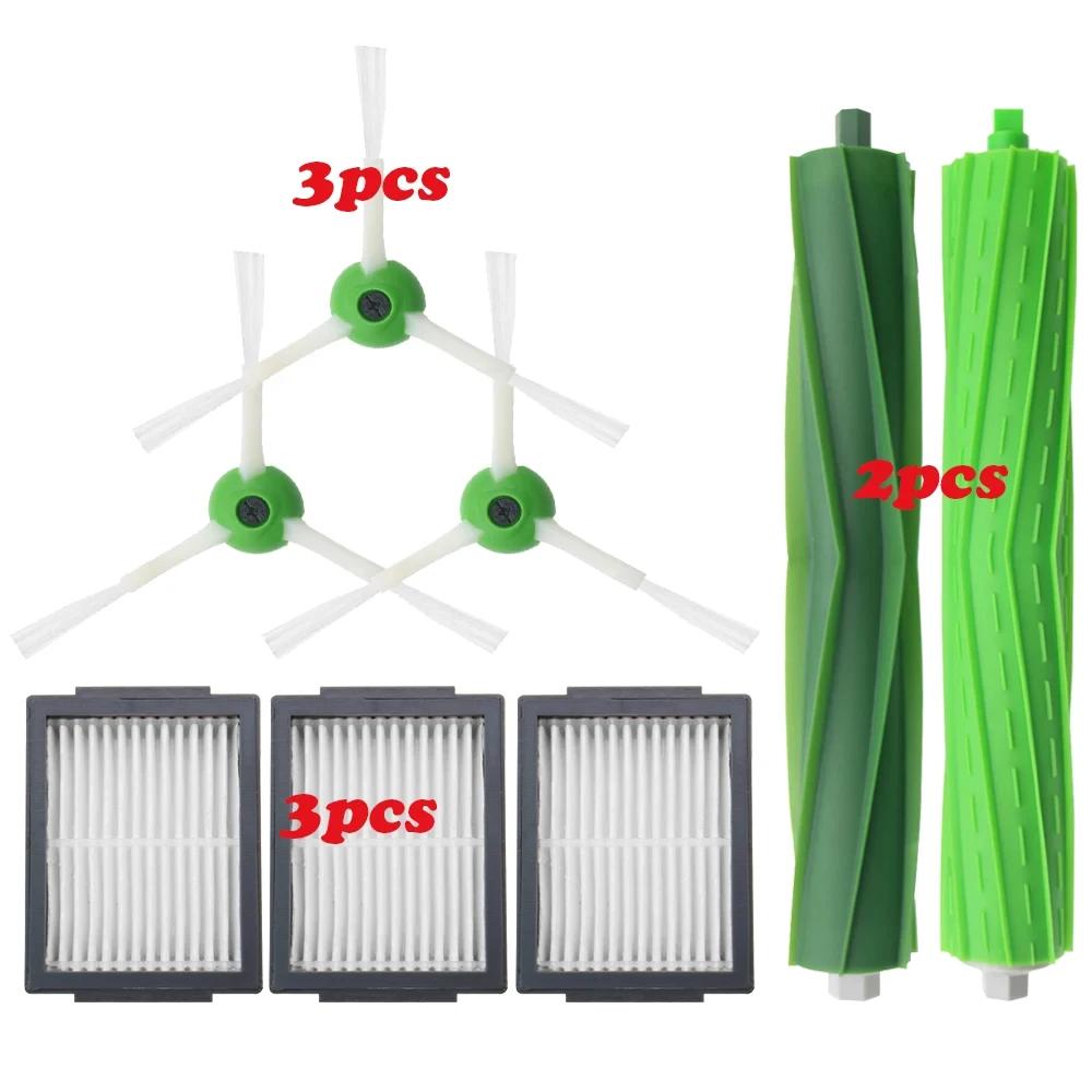 Hepa Filter + Side Brush + Brush Roll for iRobot Roomba i7 E5 E6 Series Robot Vacuum Cleaner Replacement Spare Parts
