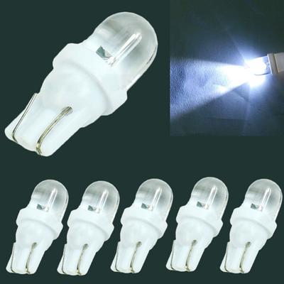 Araba aksesuarları Marka 10x T10 168 W5W Üst Yuvarlak LED Beyaz Park Pozisyon Işığı Kama Ampul DC 12 V