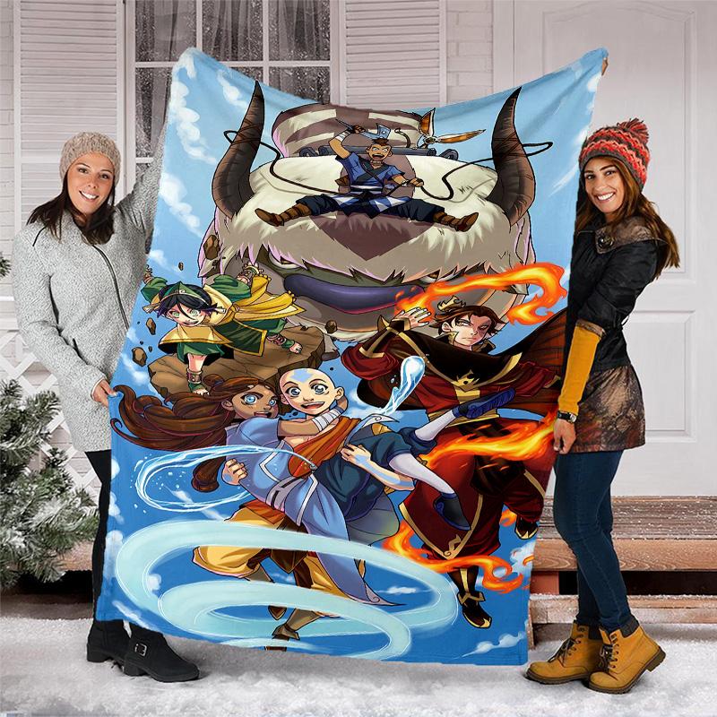 Avatar The Last Airbender1 Printed Throw Blanket—lightweight,soft,warm;versatile Blanket for All Seasons—perfect As &air-conditioning Throw,nap Blanke