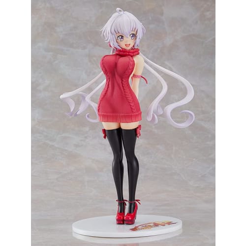 GOOD SMILE COMPANY Senki Zessho Symphogear AXZ Yukine Chris Lovely Sweater styleAQ 1/7 Scale Plastic Painted Complete Figure