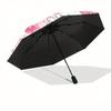 Cartoon My Melody Automatic Opening and Closing Umbrella - Suitable for Various Occasions, Outdoor Activities, Lightweight and Durable Automatic Foldi