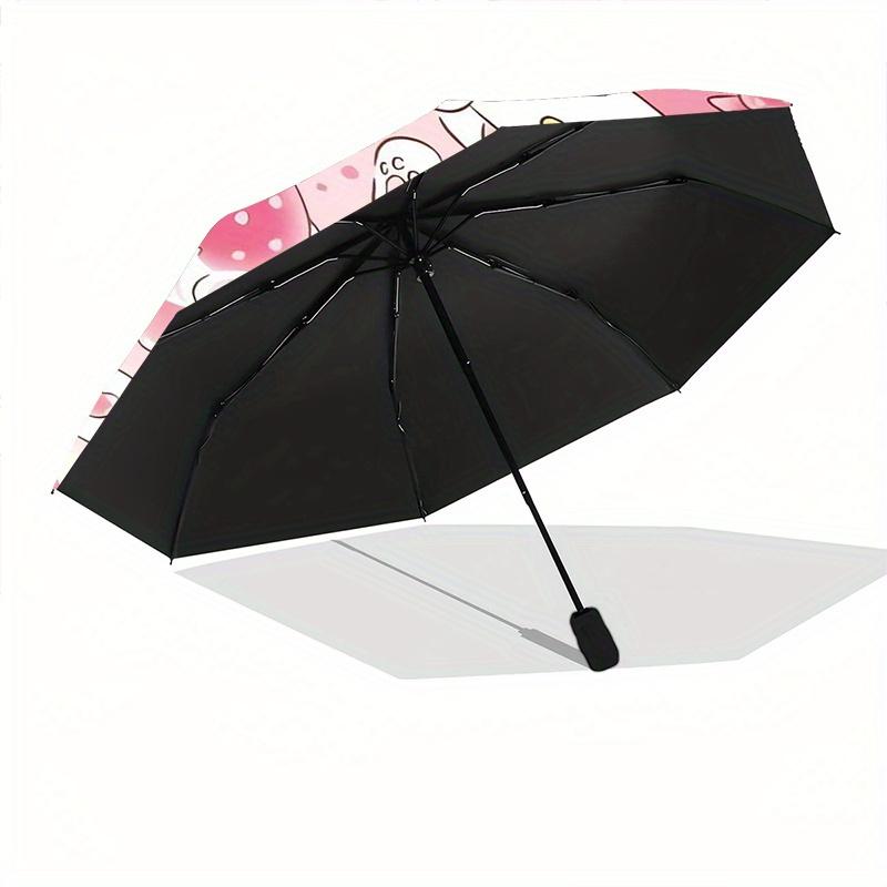 Cartoon My Melody Automatic Opening and Closing Umbrella - Suitable for Various Occasions, Outdoor Activities, Lightweight and Durable Automatic Foldi