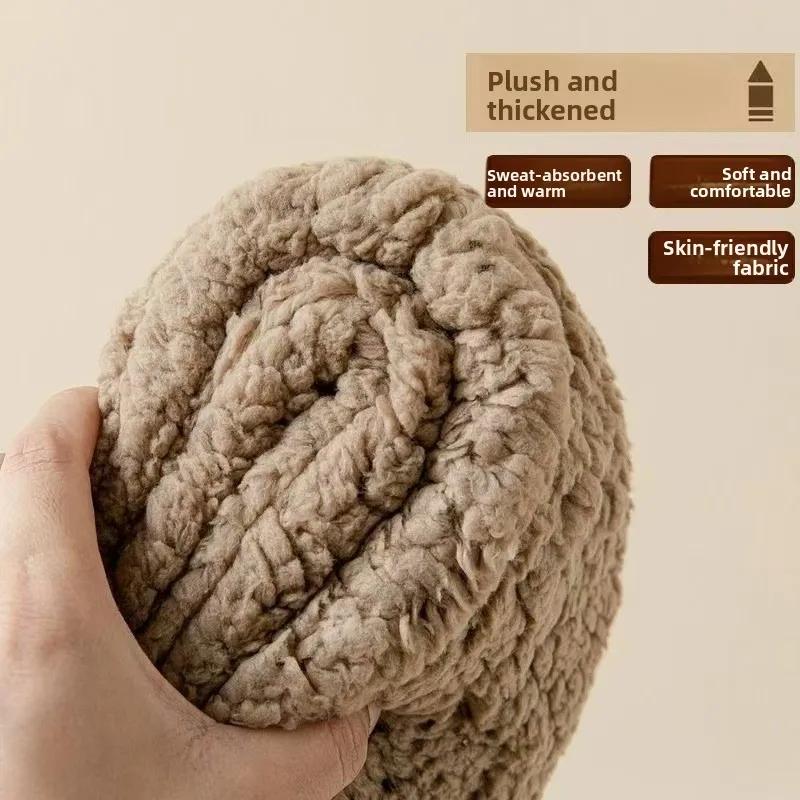 Soft Knitted House Socks Adults Warm Winter Floor Socks Non Slip Sleep Socks Cozy Home Slipper Socks Indoor Booties