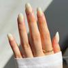 Gelbes Blitzdesign Abnehmbare Press-On Nägel - Hochwertige Fake Nail Aufkleber