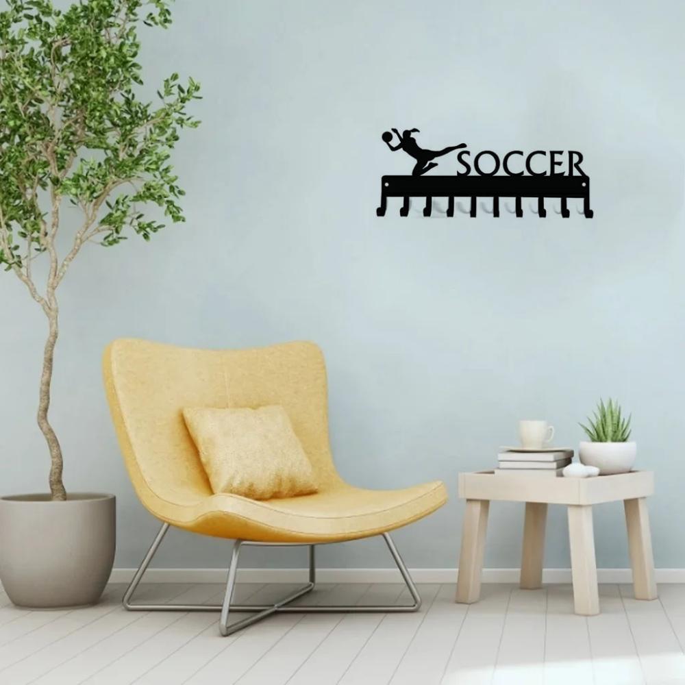 Вешалка для медалей футбольного вратаря - винтажная — фото 5