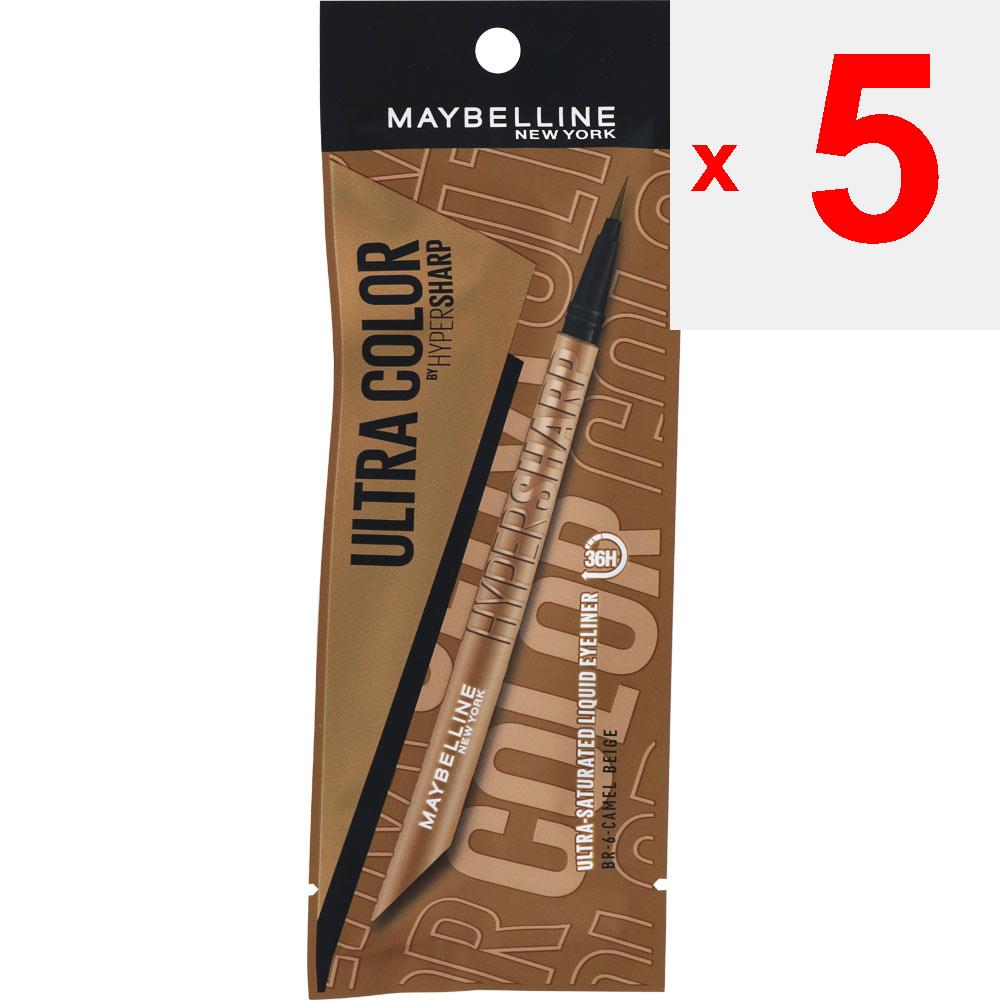 MAYBELLINE NEW YORK Maybelline Ultra Color Eyeliner BR6 Augen Make-up Eyeliner 1. Heben Sie das Augenlid leicht mit den Fingern an, halten Sie den Eyeliner aufrecht und ziehen Sie eine Linie