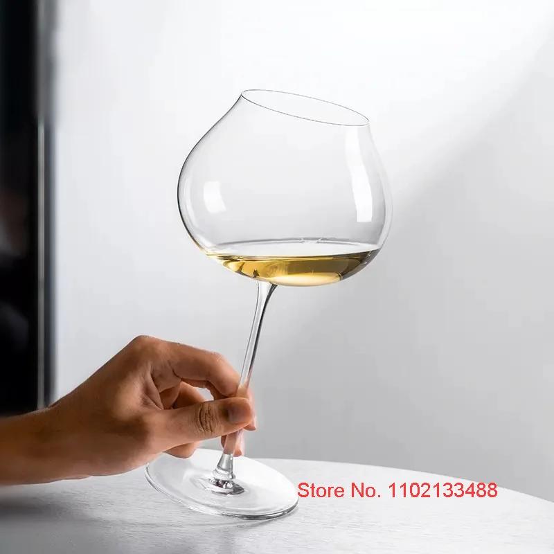 2 Pcs All-Purpose Crystal Wine Glasses Universal Red Wine Glass Designer Rum Champagne Flute Sherry Goblet Grands Crus White Cup