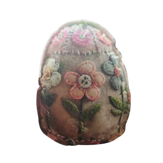 Sada patchworkových vajíček DIY sada patchworkových filcových vajíček velikonoční dekorace Sada velikonočních vajíček z vyšívané plsti pro plniče velikonočních košíků