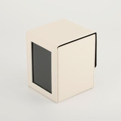TOYGER ESTOJO SASH [Estojo de Deck Transparente para Ver o Conteúdo] Visualização e Gerenciamento de Cartas com Economia de Espaço, Compatível com Protetores e Estojos Rígidos (Branco)