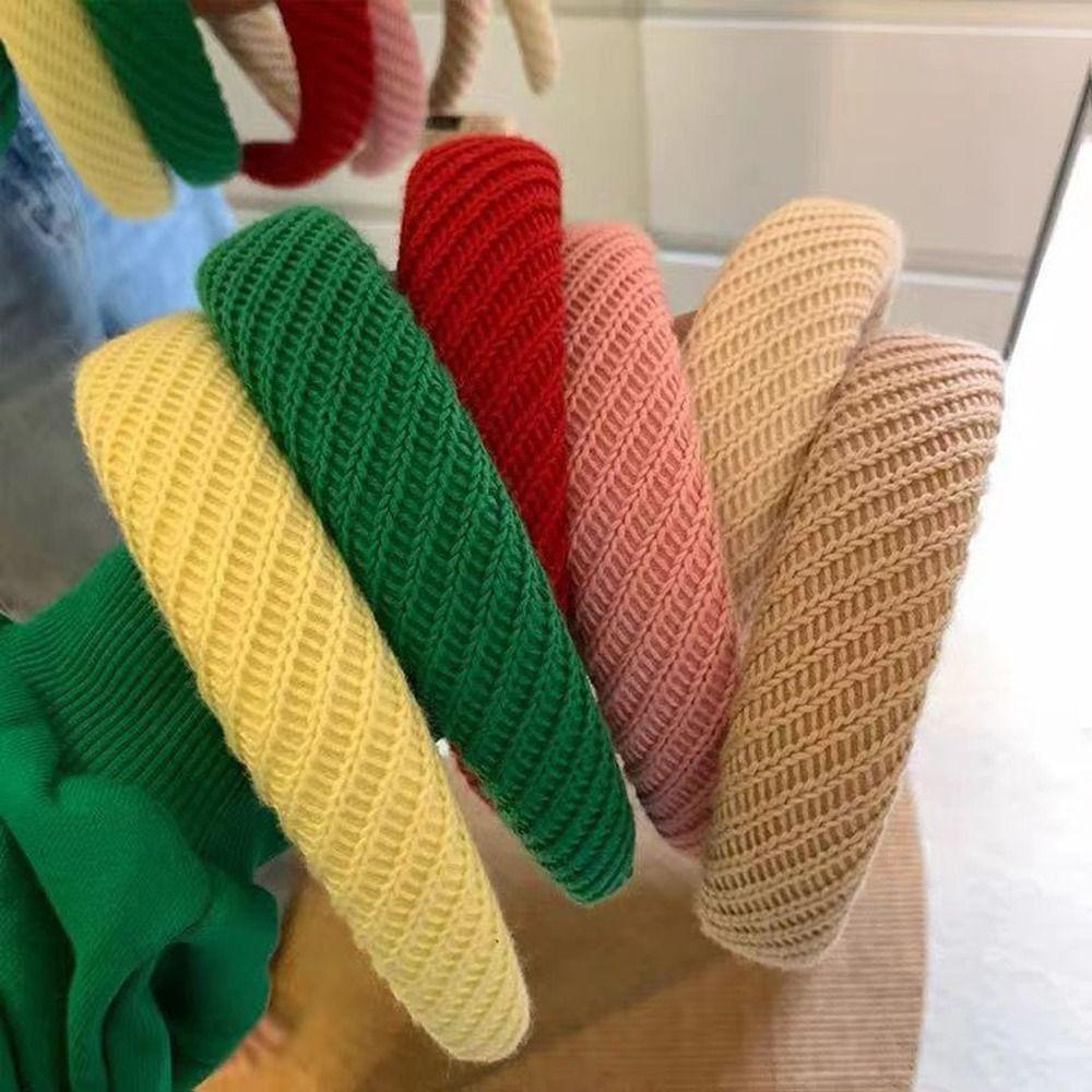 

Макияж Аксессуары для волос Головные уборы Женские вязаные обручи для волос Корейская повязка на голову Повязка на голову Плюшевая повязка на голову