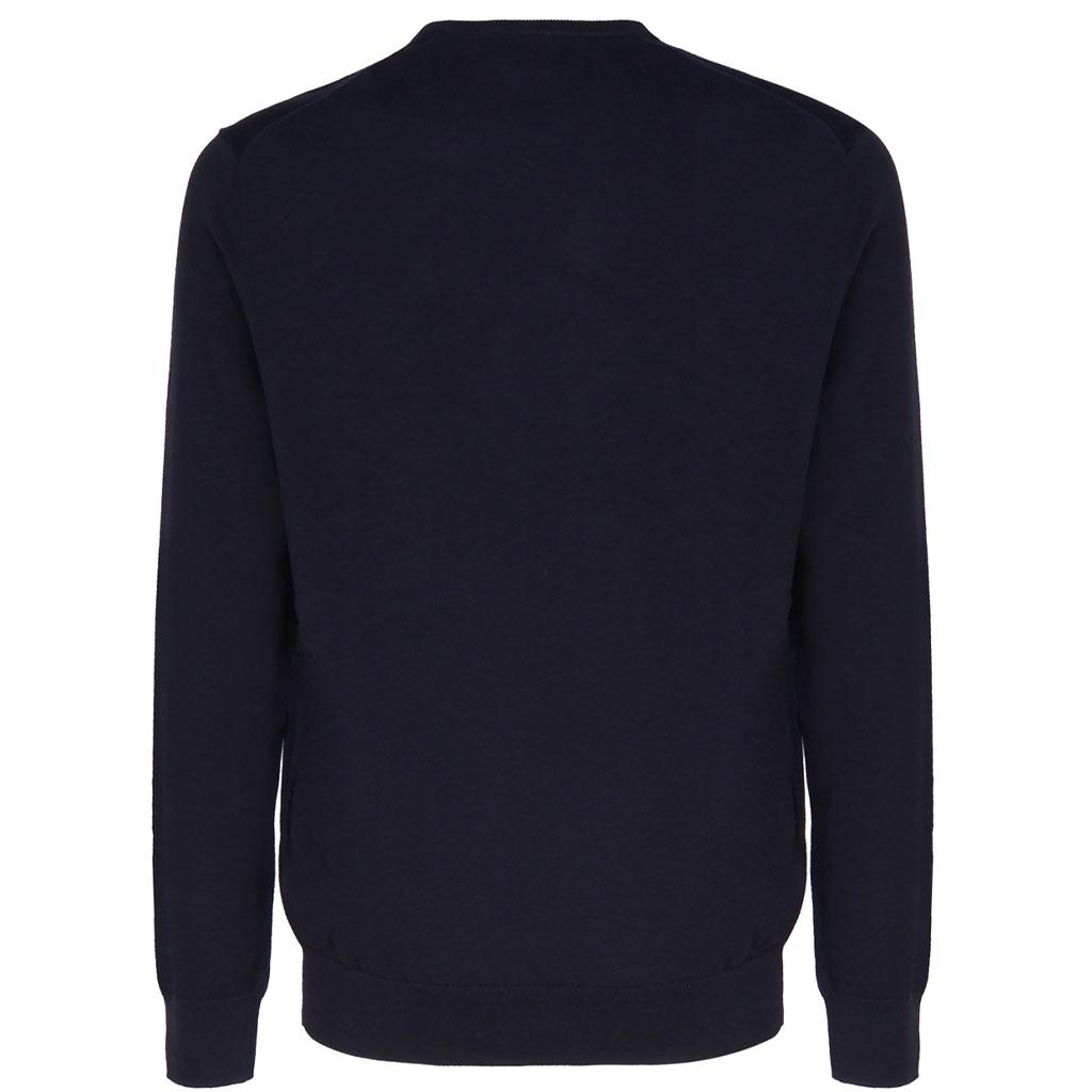 Polo Ralph Lauren FW21 Logo Embroidered Crewneck Sweater Men sweater Dark-Blue 710684957-001
